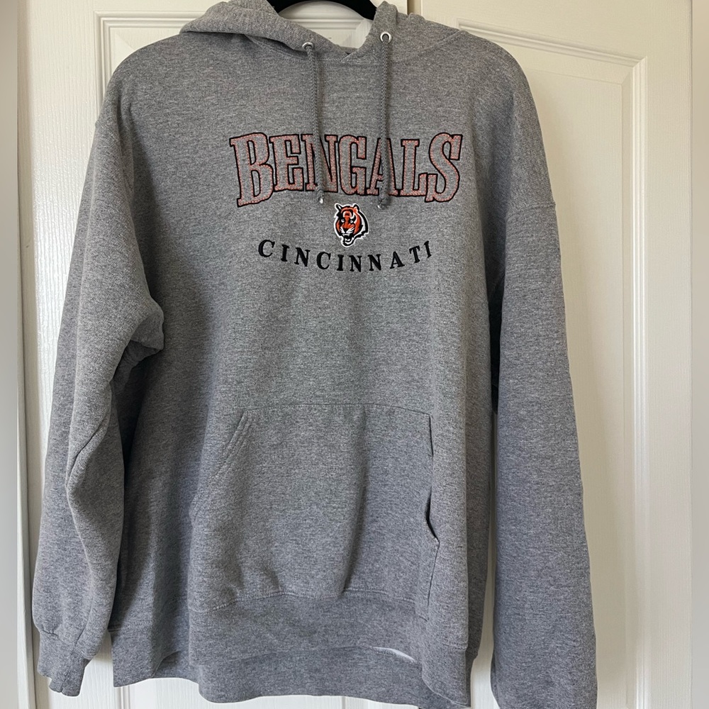 Reebok Gray Cincinnati Bengals Hoodie